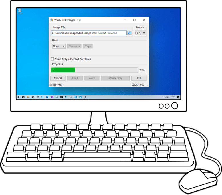 Win32 disk Imager